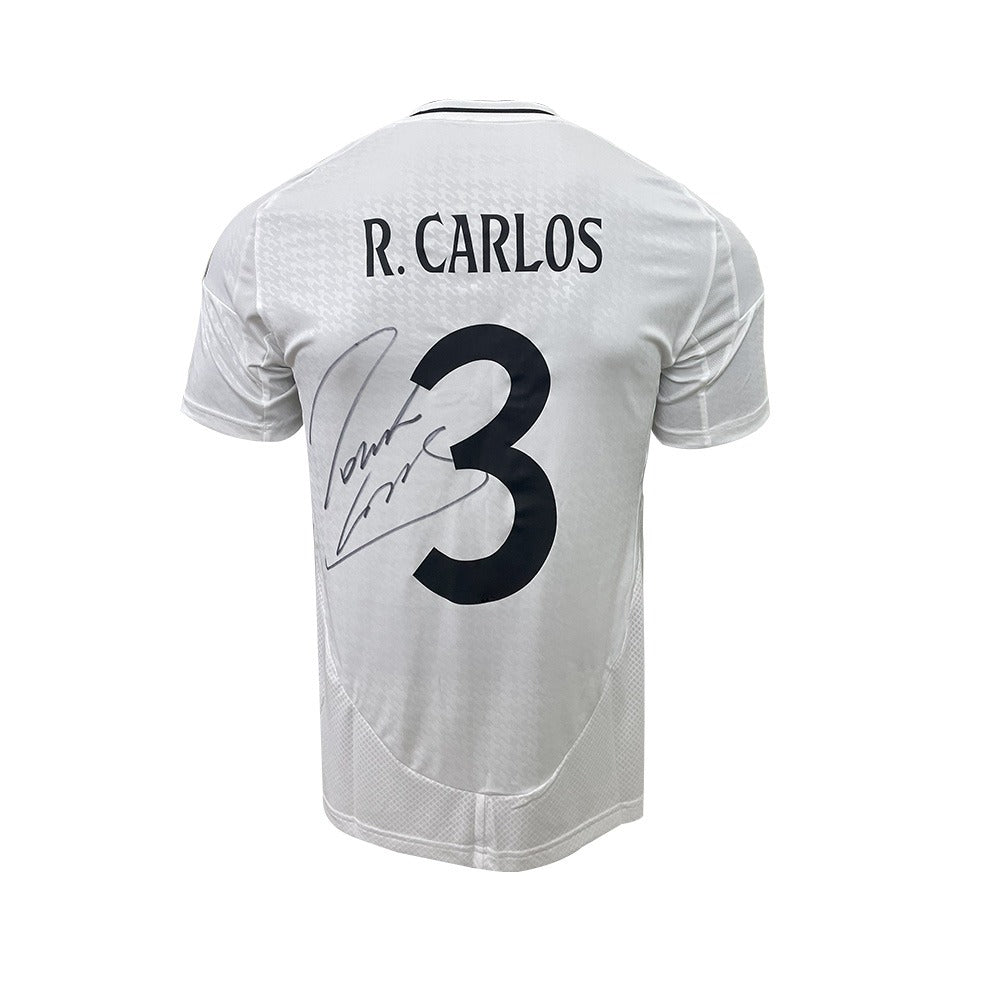 Roberto Carlos Signed Real Madrid Jersey