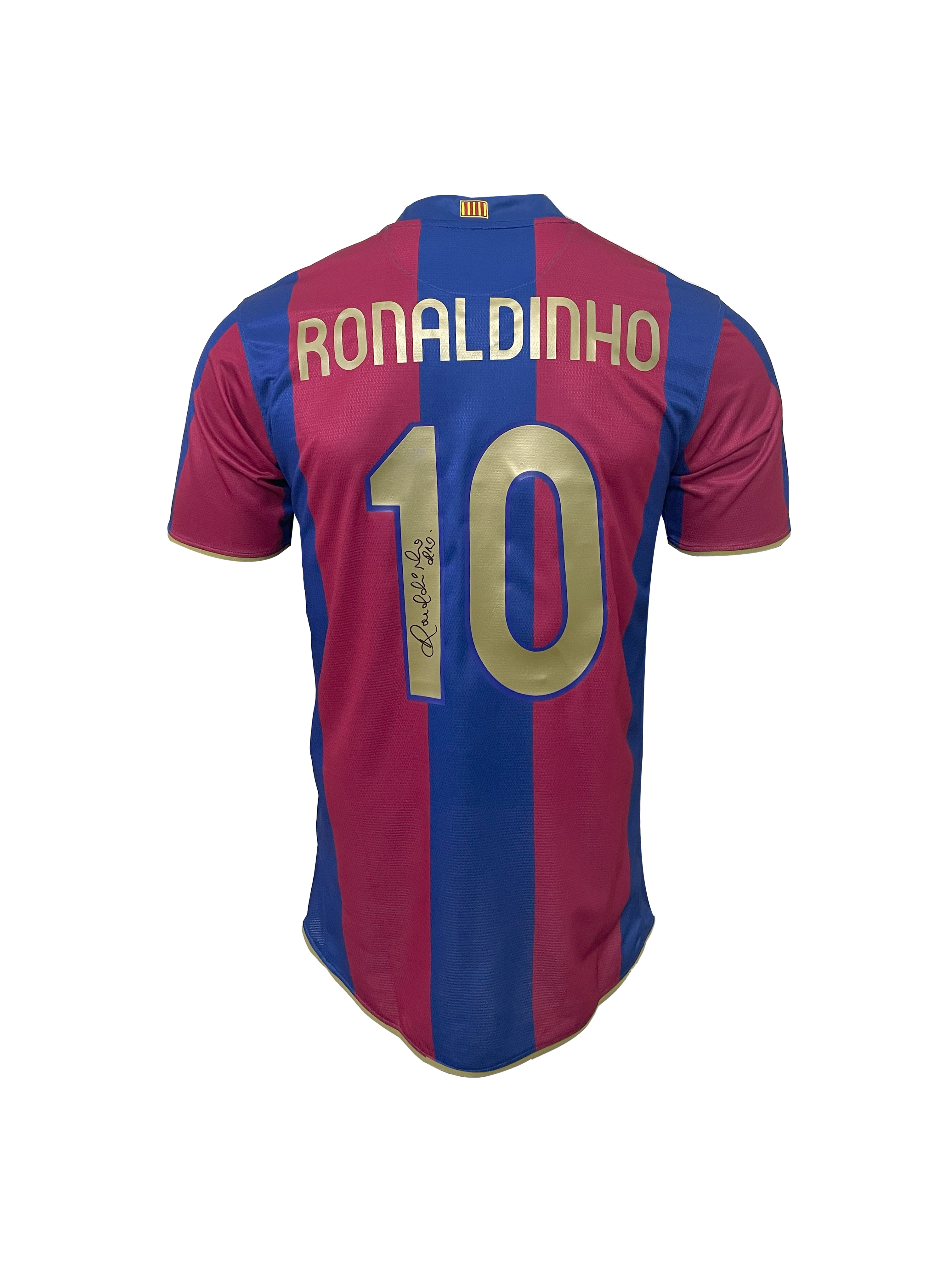Ronaldinho Signed Barcelona Jersey