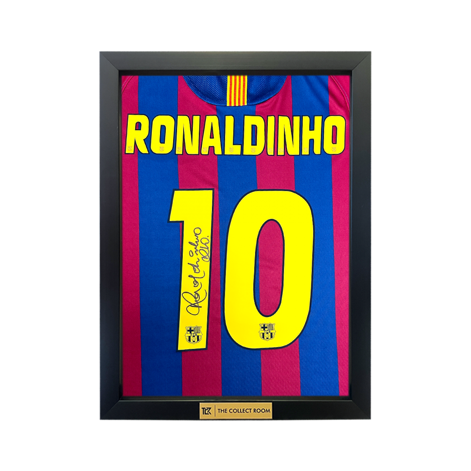 Ronaldinho Signed Barcelona Jersey
