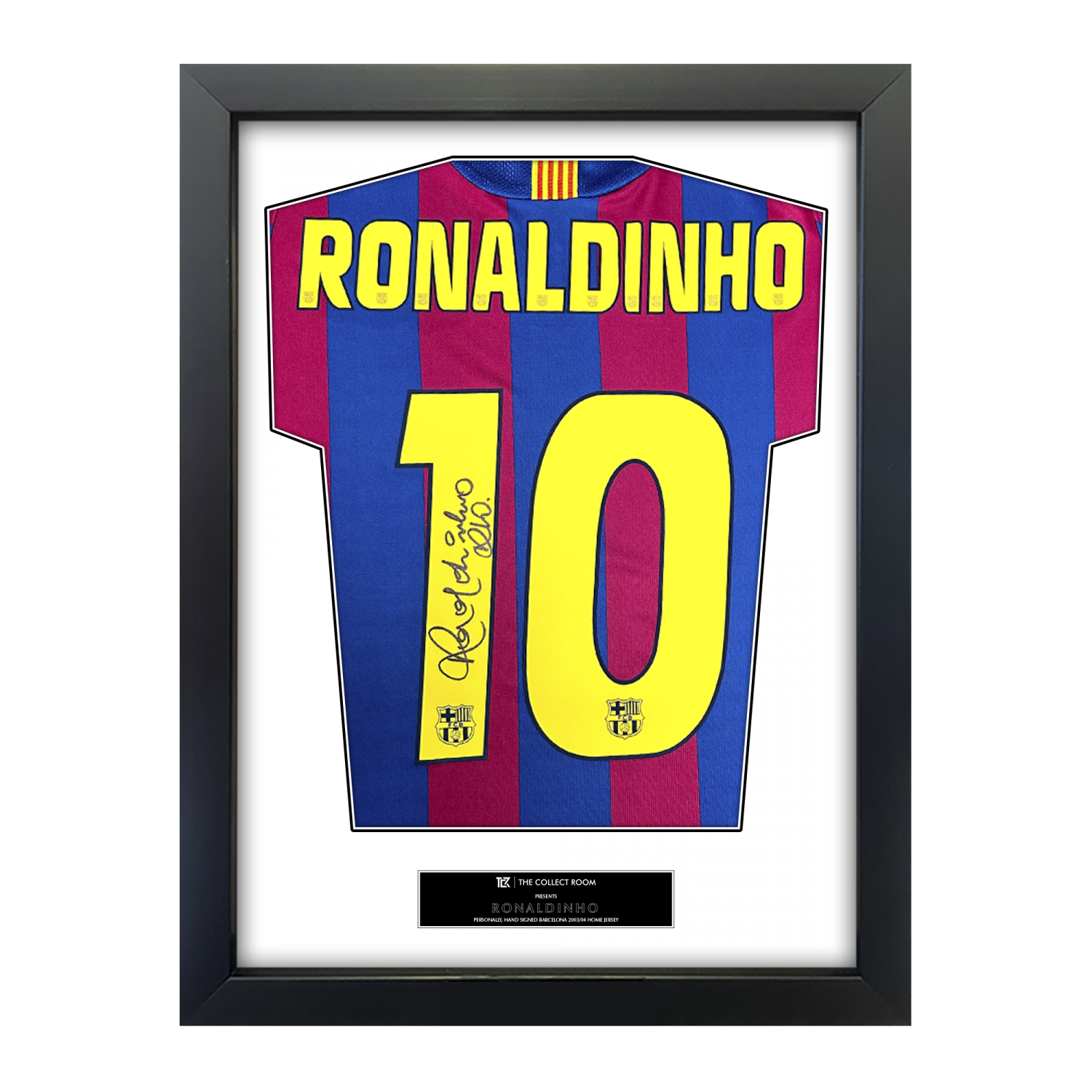 Ronaldinho Signed Barcelona Jersey
