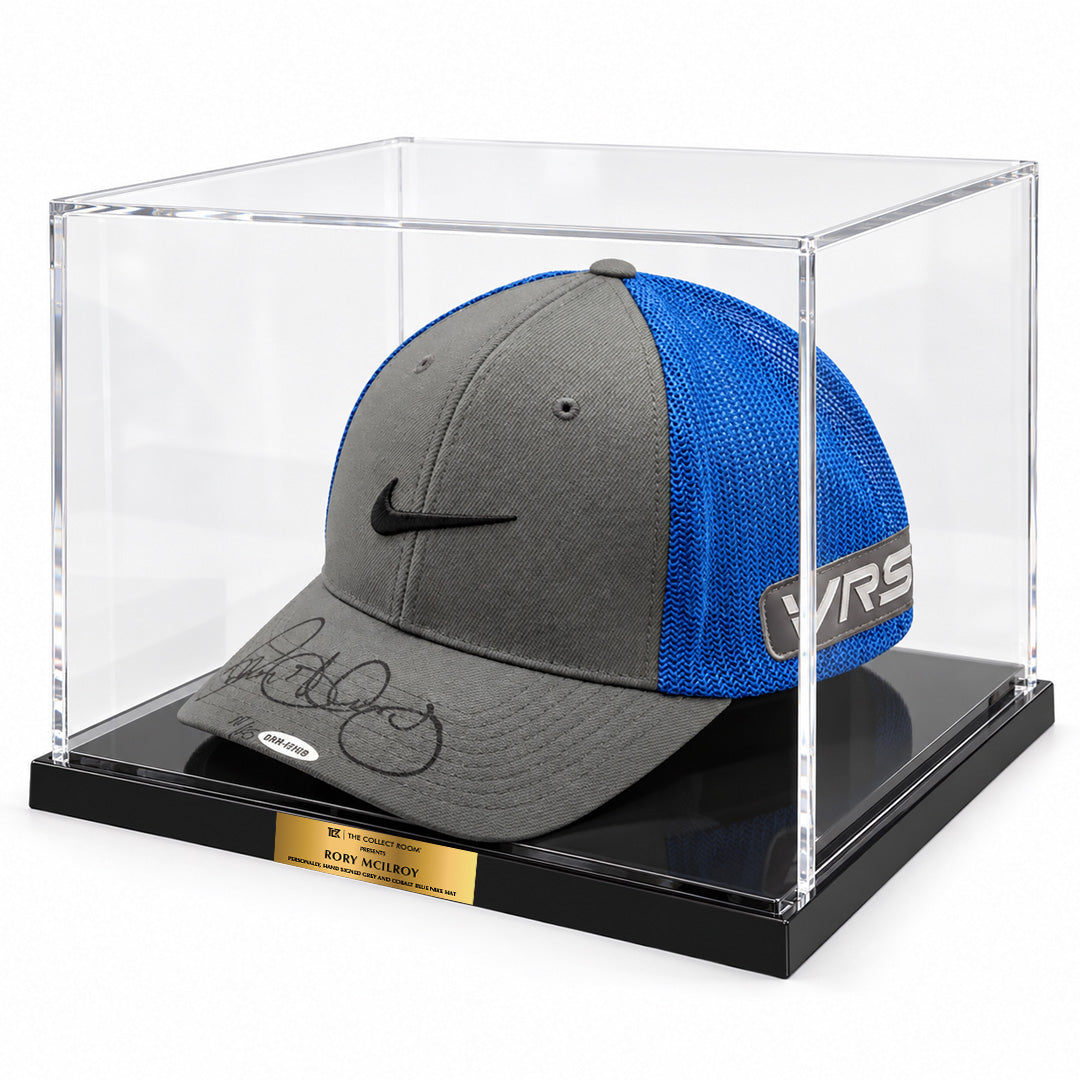 Rory McIlroy Autographed Grey and Cobalt Blue Nike Hat