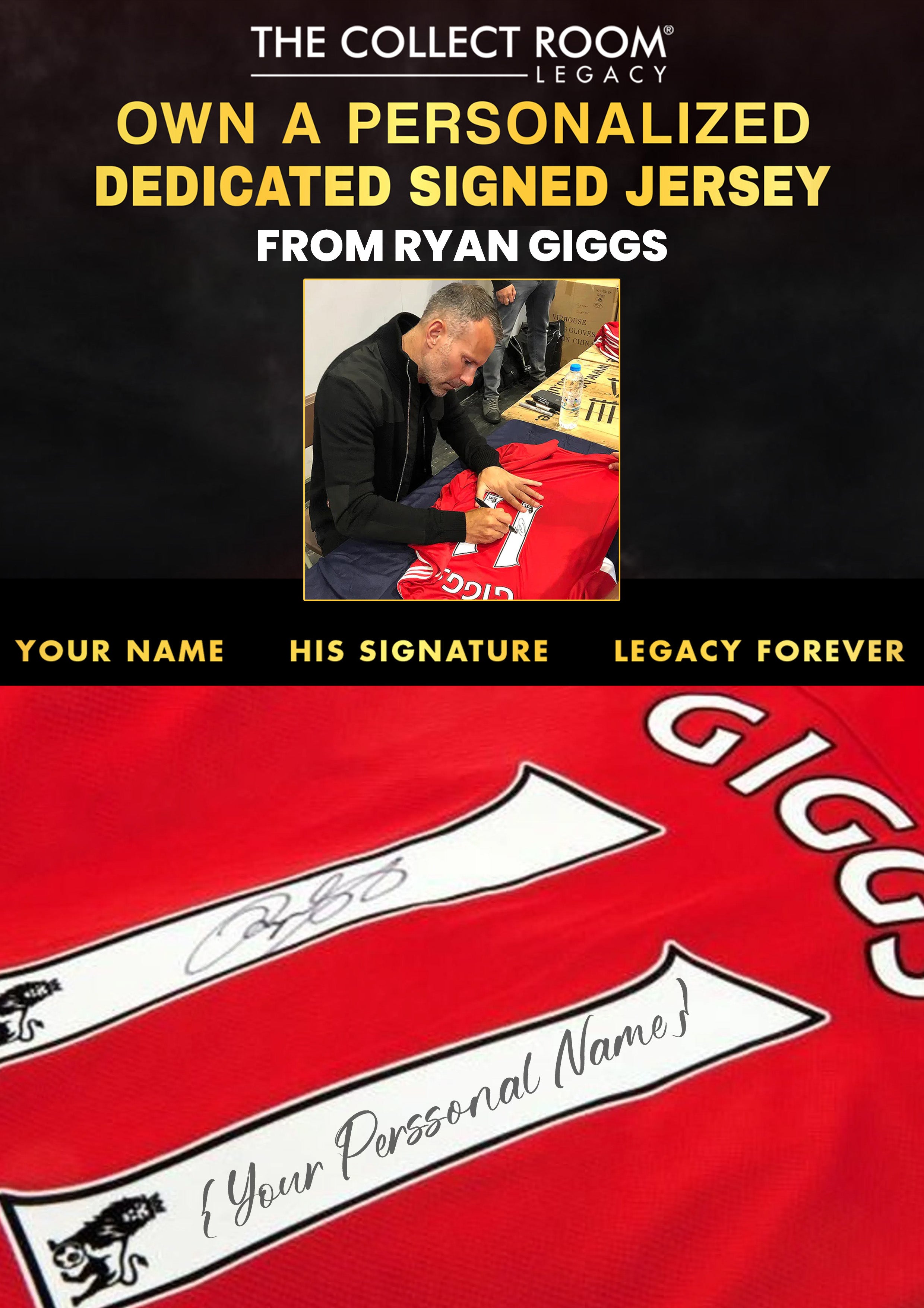 Ryan Gigs Signed Dedicated shirts