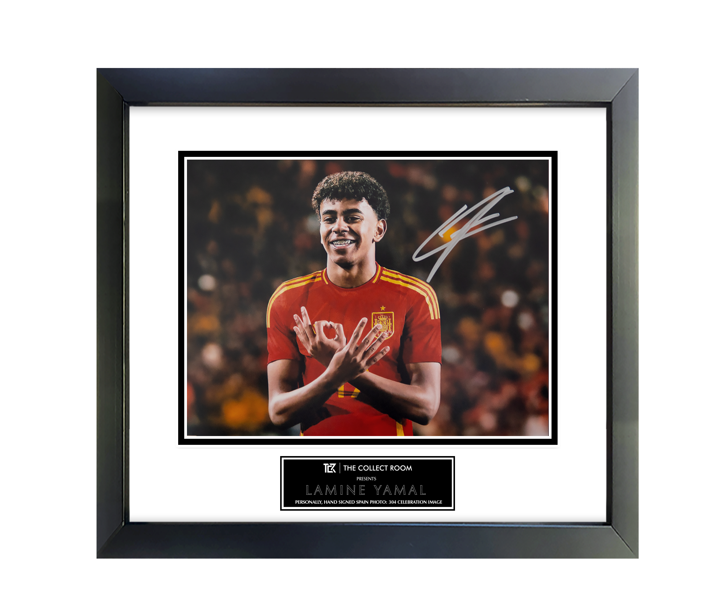 Lamine Yamal Signed Spain Photo: 304 Celebration