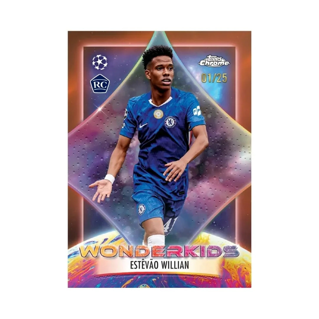 2025-26 Topps Chrome UEFA Club Competitions Soccer Hobby Box