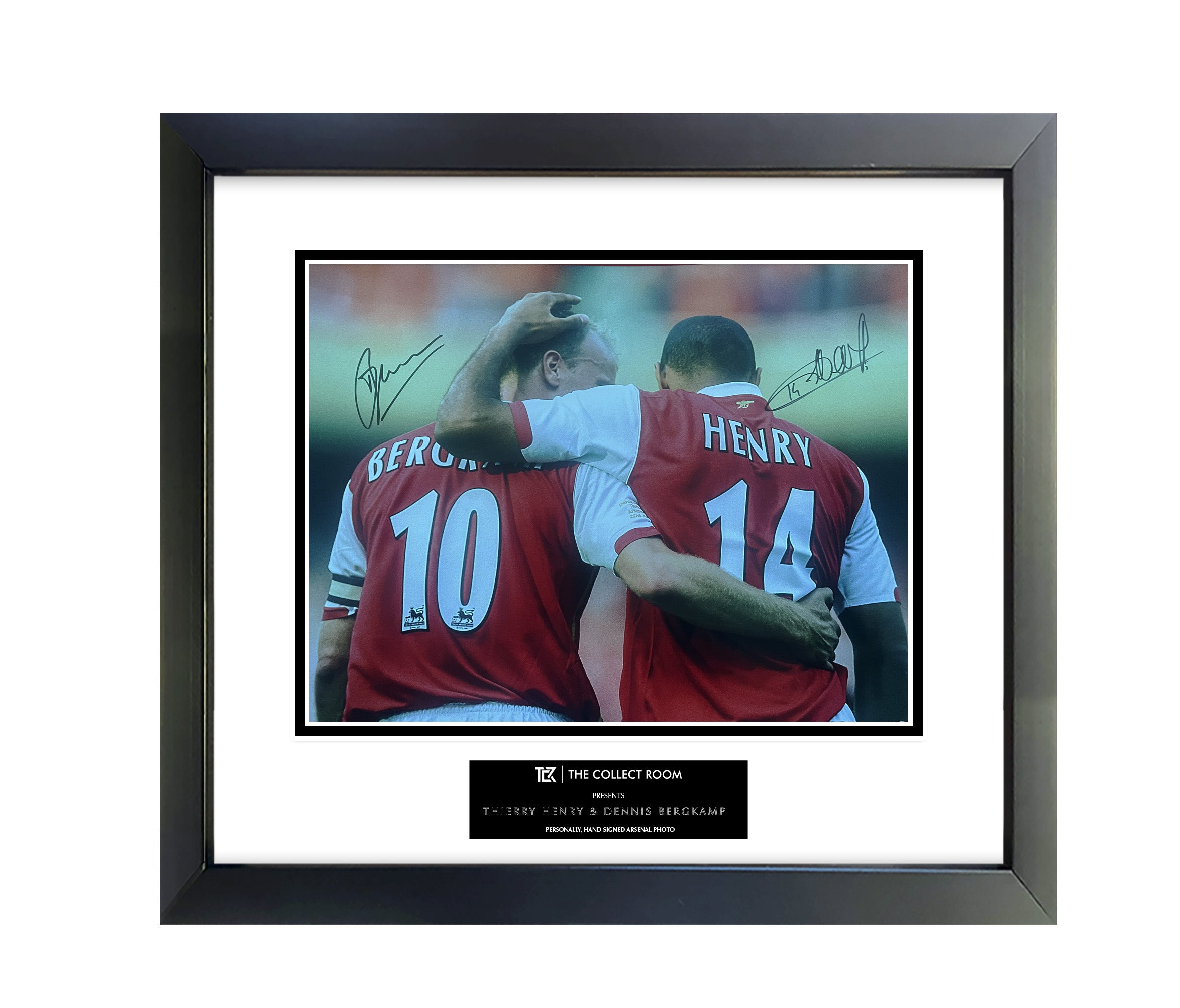 Thierry Henry & Dennis Bergkamp signed Arsenal photo