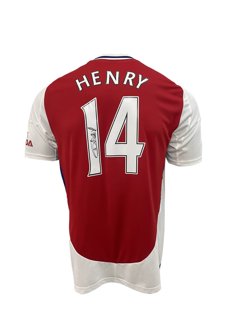 Thierry Henry signed Arsenal 14 Jersey