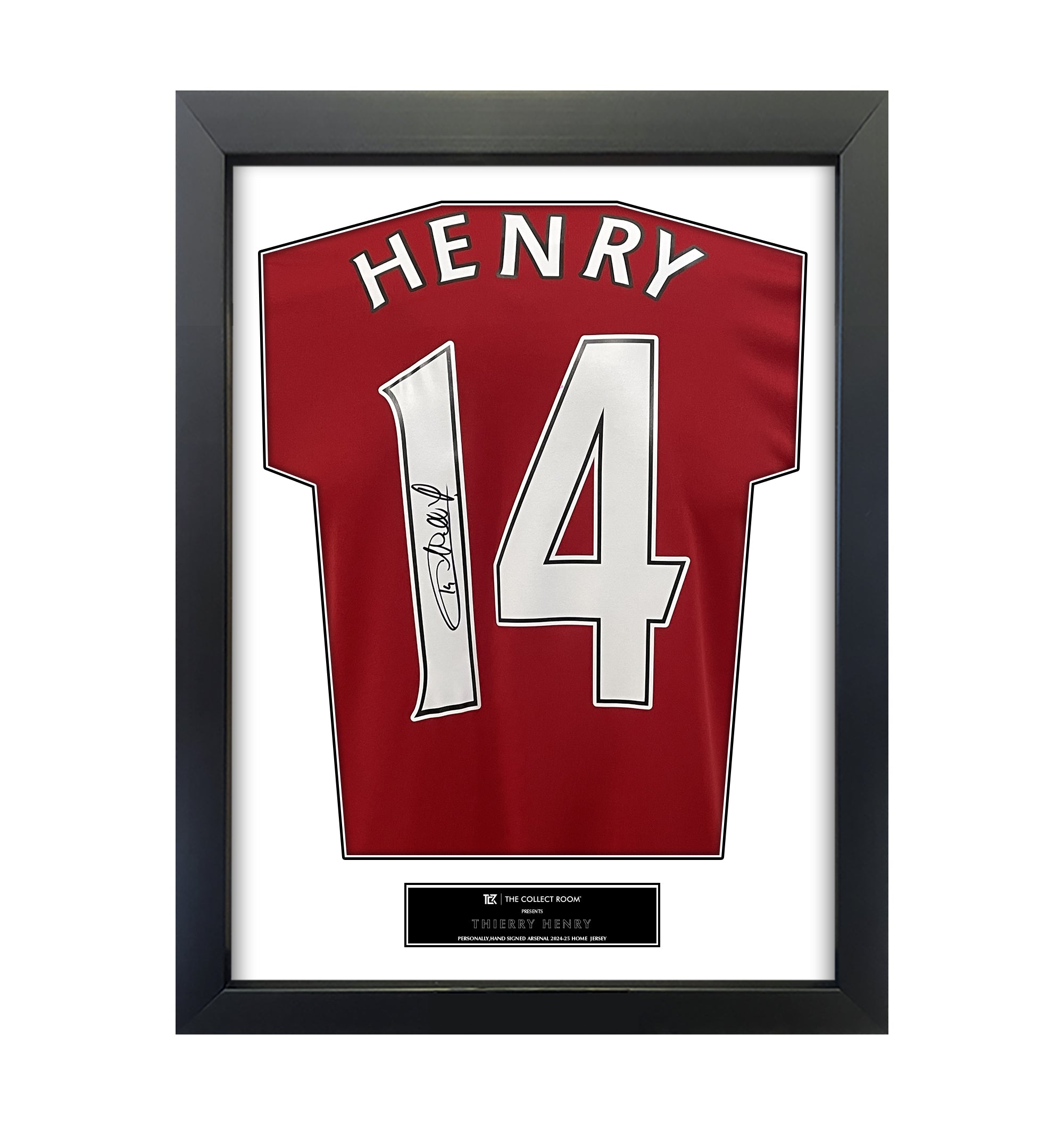 Thierry Henry signed Arsenal 14 Jersey