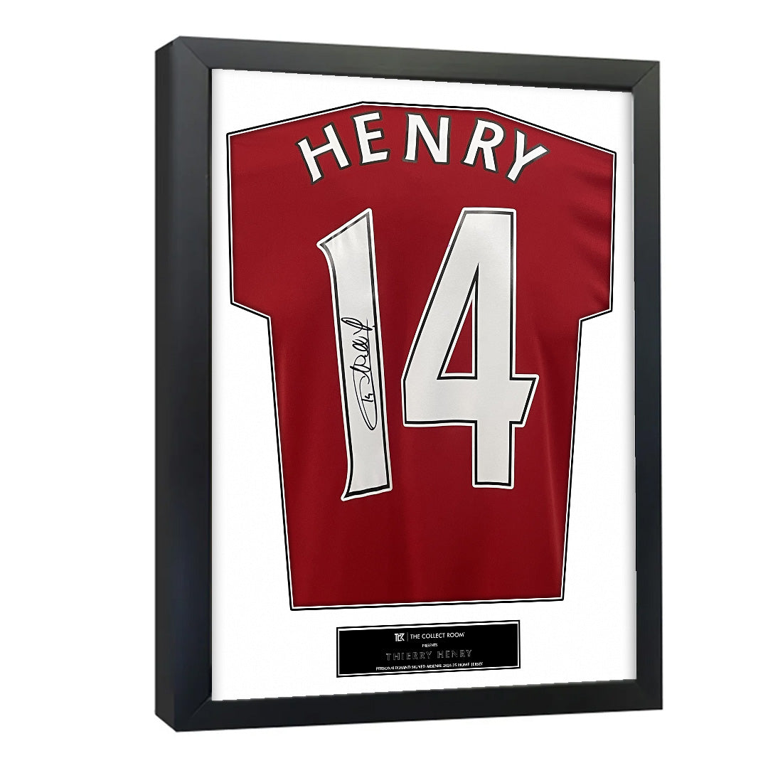 Thierry Henry signed Arsenal 14 Jersey