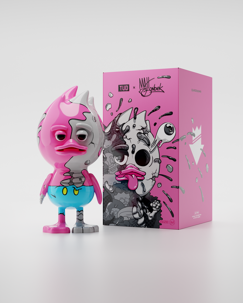TUD x Matt Gondek – Candy Crash: Bold Pink Cocaine Collectible with Polymer Resin Wings