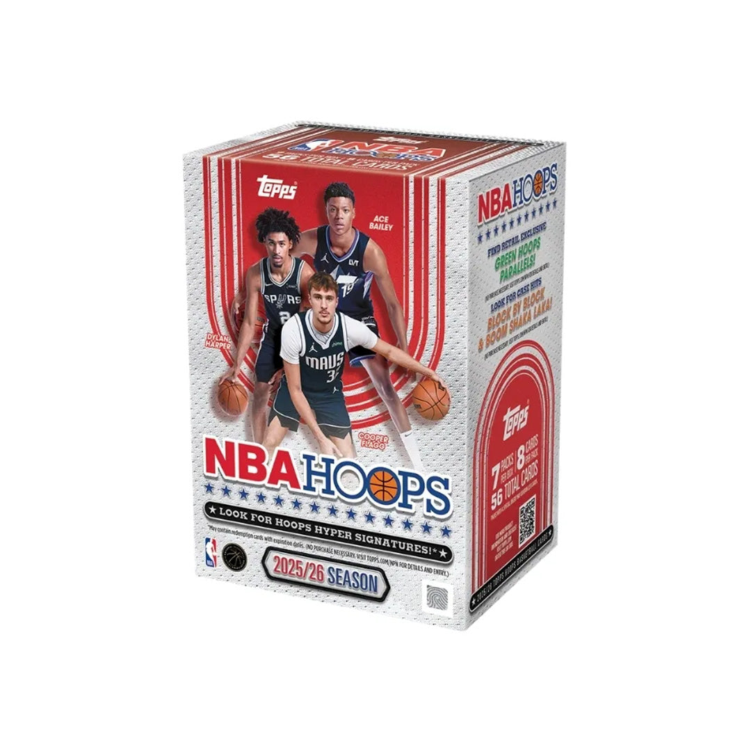 Topps 2025-26 Hoops Basketball Value Blaster Box (7 Packs)