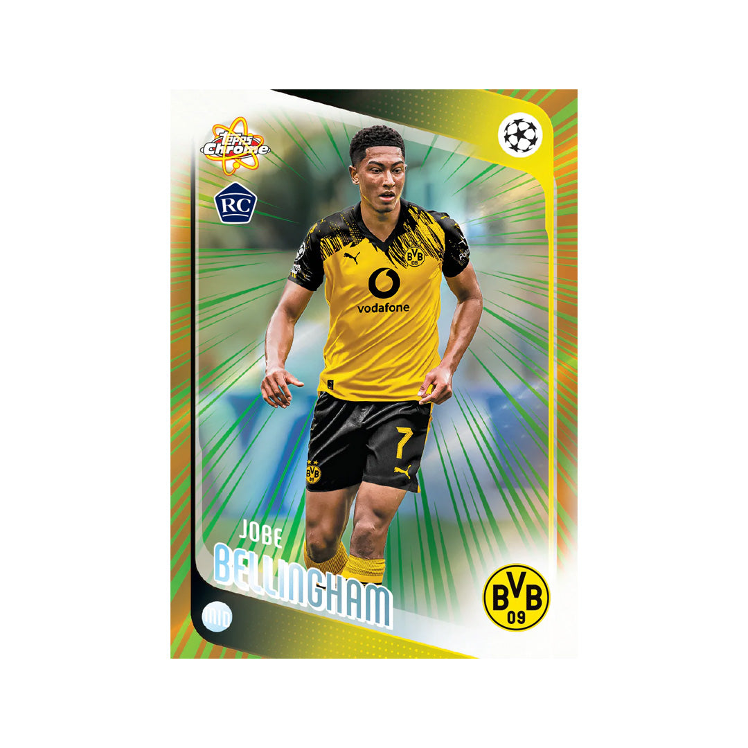 Topps Chrome® UEFA Club Competitions 2025-26 – Mega Box | 7 Packs Per Box