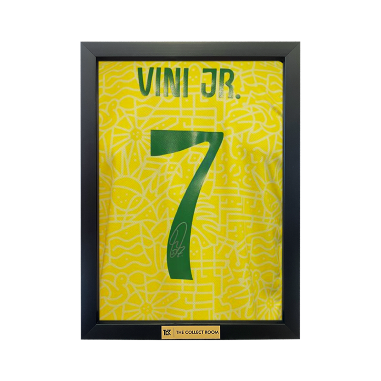 Vinicius Jr Signed Brazil 2024-25 Home Jersey