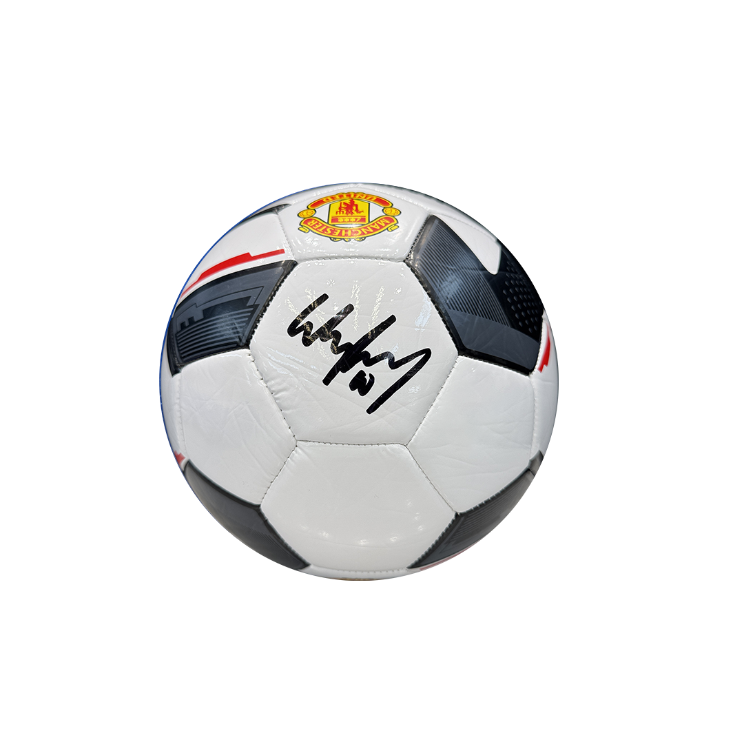 Wayne Rooney Signed Manchester United Football
