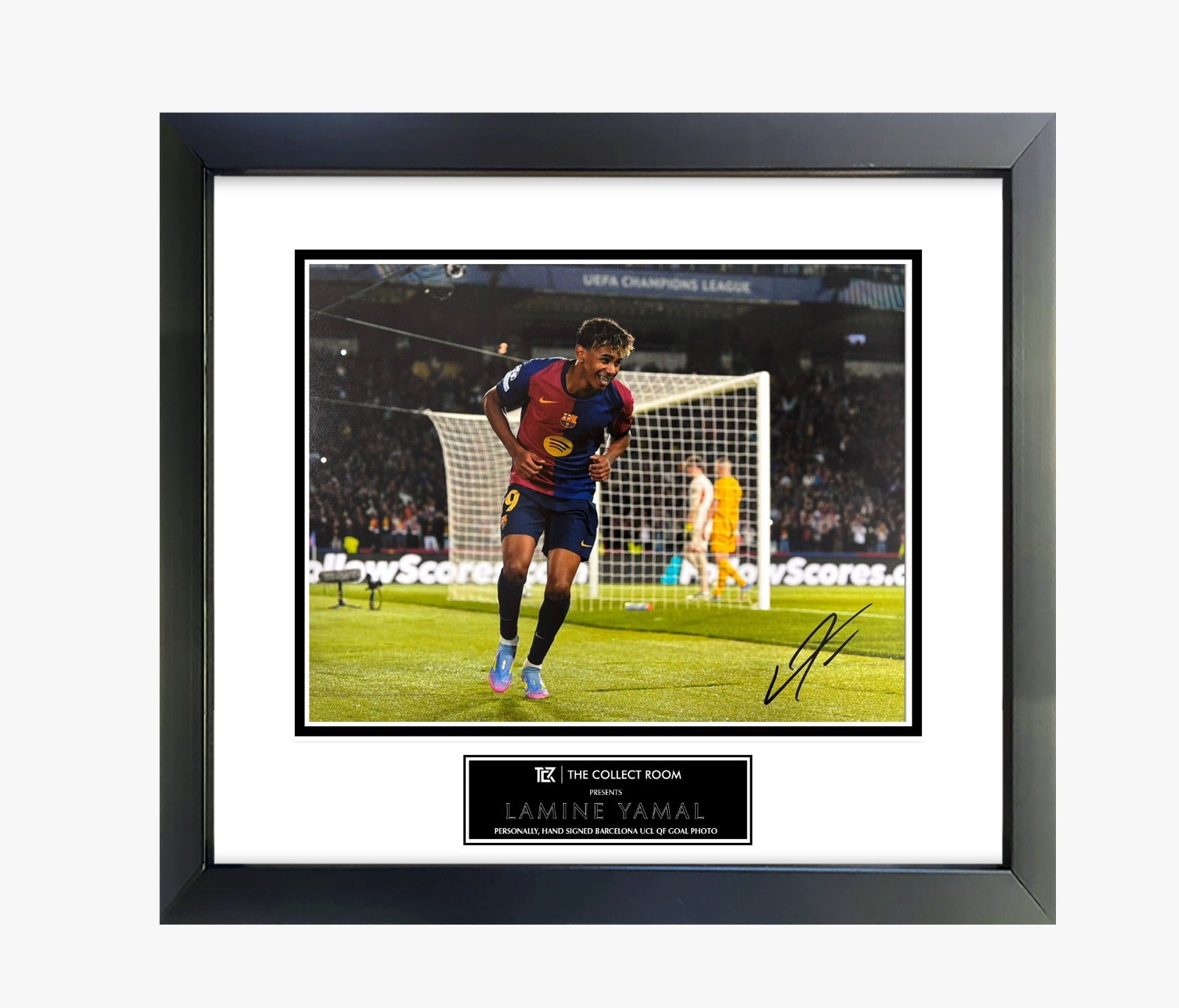 Lamine Yamal Signed Barcelona Football Photo: Goal