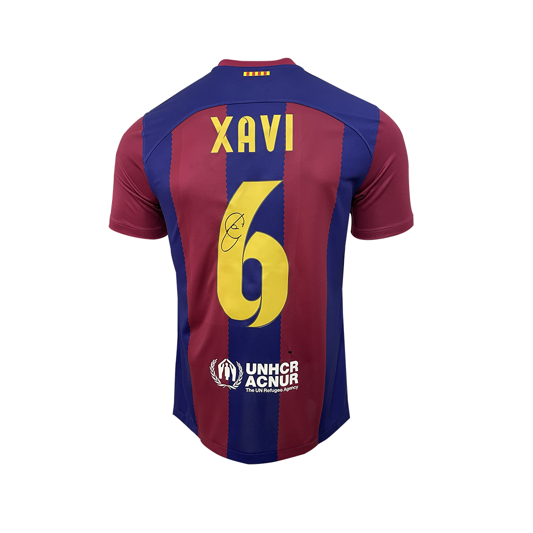 Xavi Hernandez Signed Barcelona 2023-24 Shirt
