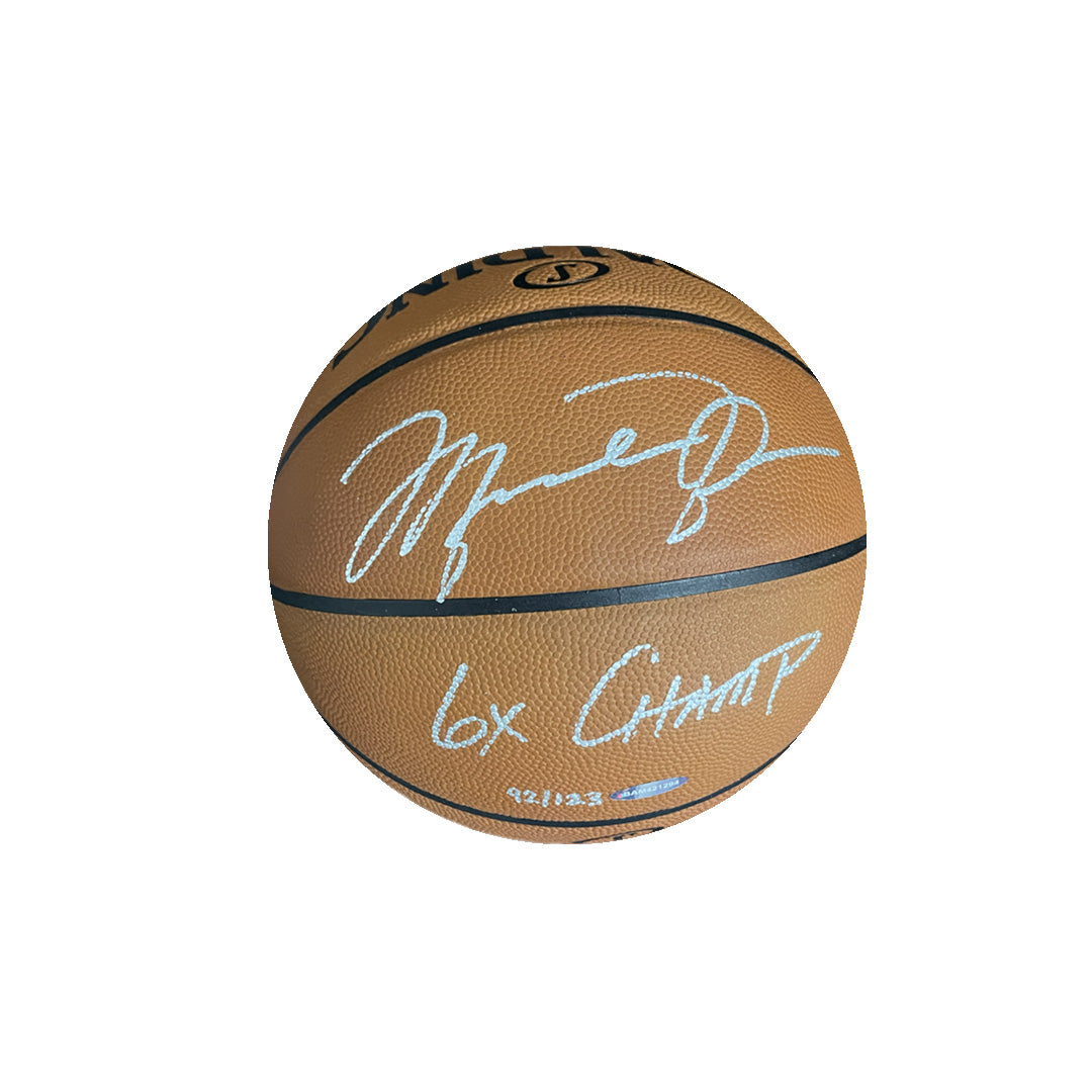 Michael Jordan signed basketball