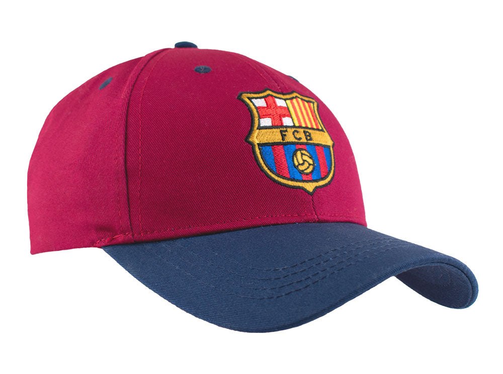 Barcelona Baseball Cap – Burgundy & Navy
