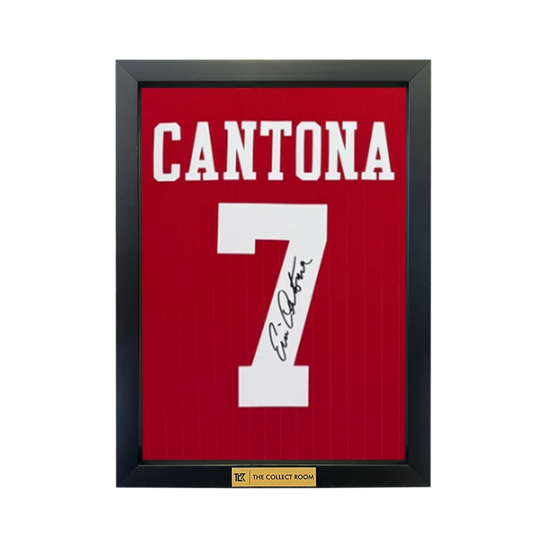 Eric Cantona Manchester United signed jersey
