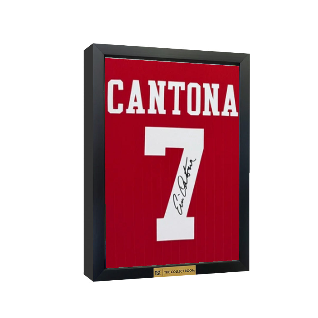 Eric Cantona Manchester United signed jersey
