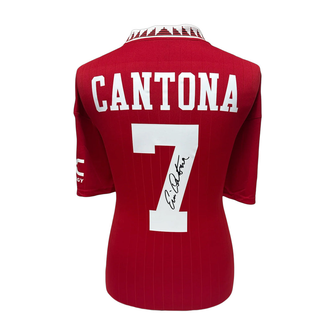 Eric Cantona Manchester United signed jersey