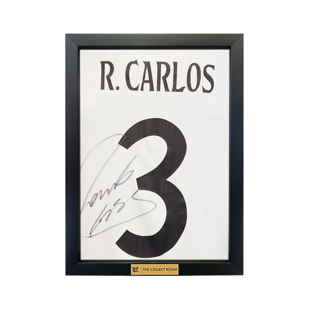 Roberto Carlos Signed Real Madrid Jersey