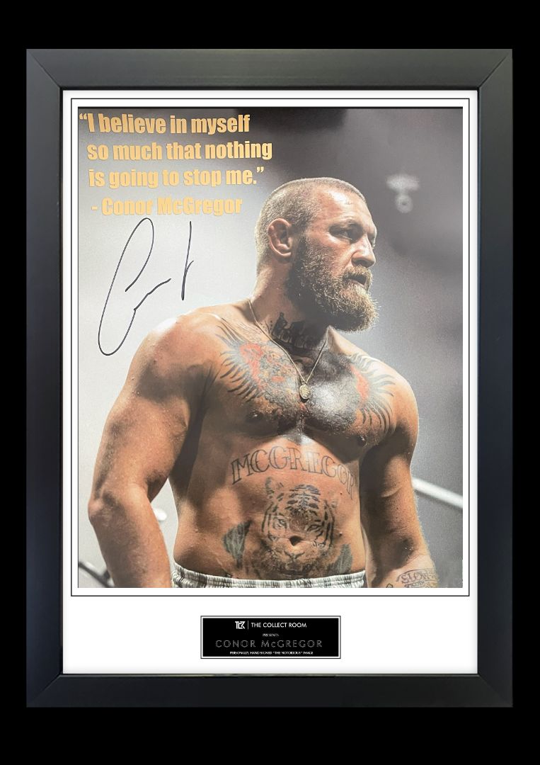 Conor McGregor Signed The Notorious Quote Image