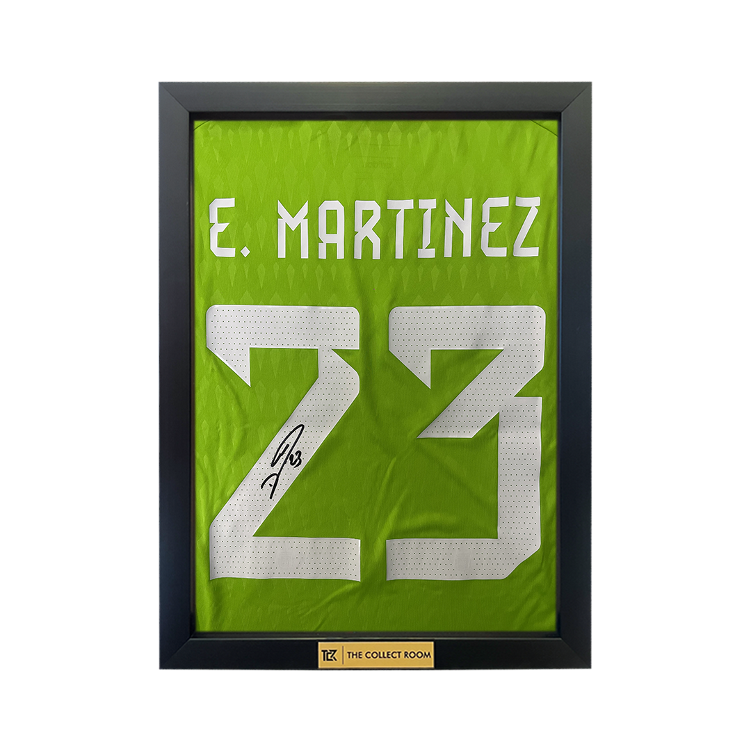 Emiliano Martinez Signed Argentina Goal Keeper 2022-23 World Cup Jersey