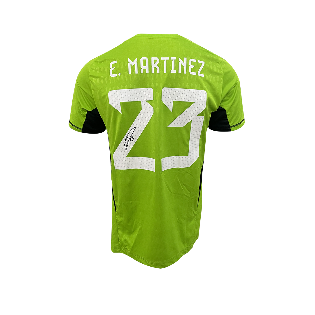 Emiliano Martinez Signed Argentina Goal Keeper 2022-23 World Cup Jersey