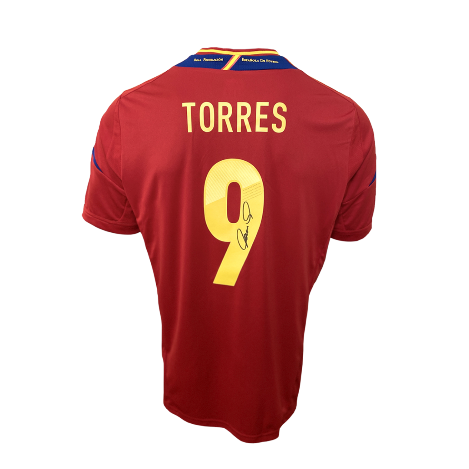 Fernando Torres Signed Spain Jersey