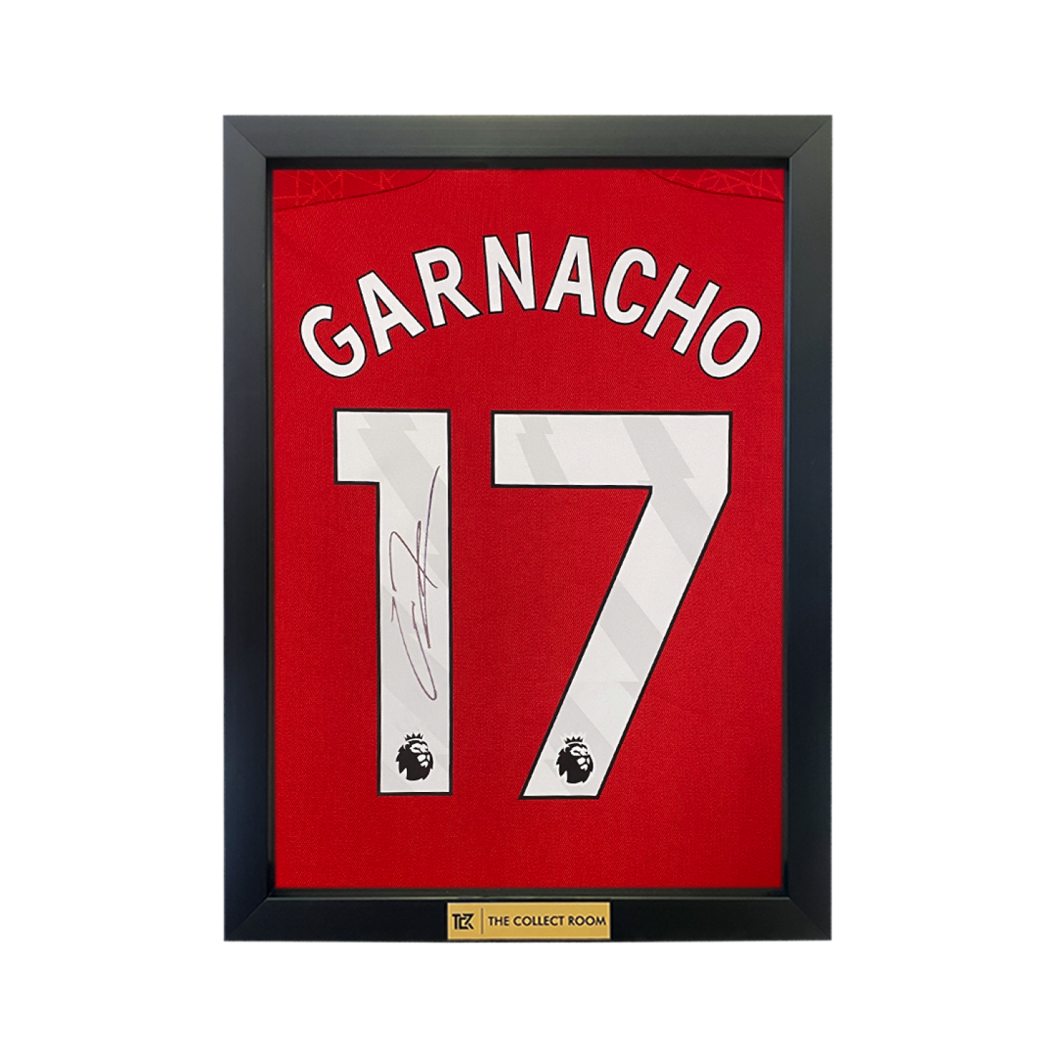 Alejandro Garnacho Signed Manchester United Jersey