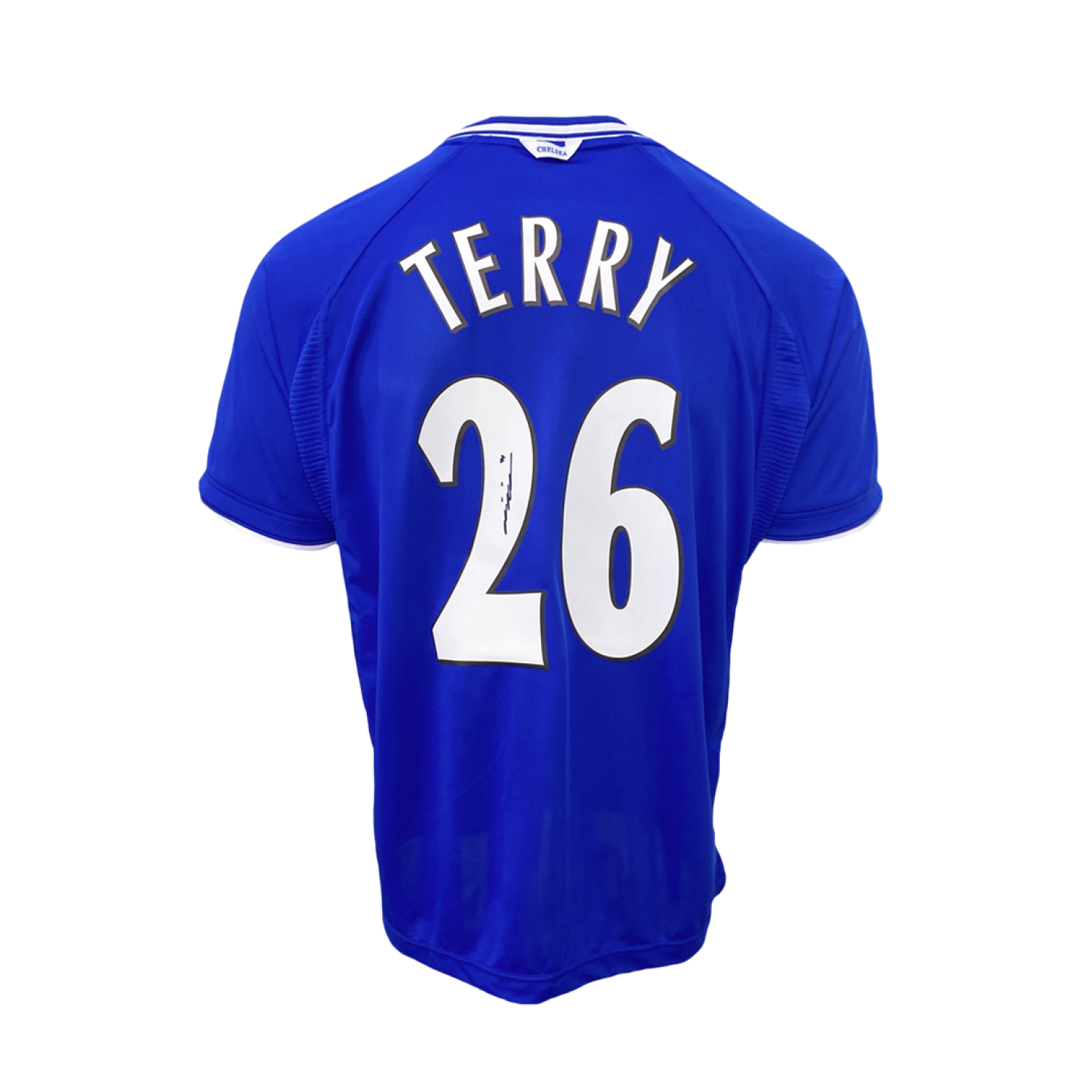 John Terry Back Signed Chelsea 1999-01 Home Jersey