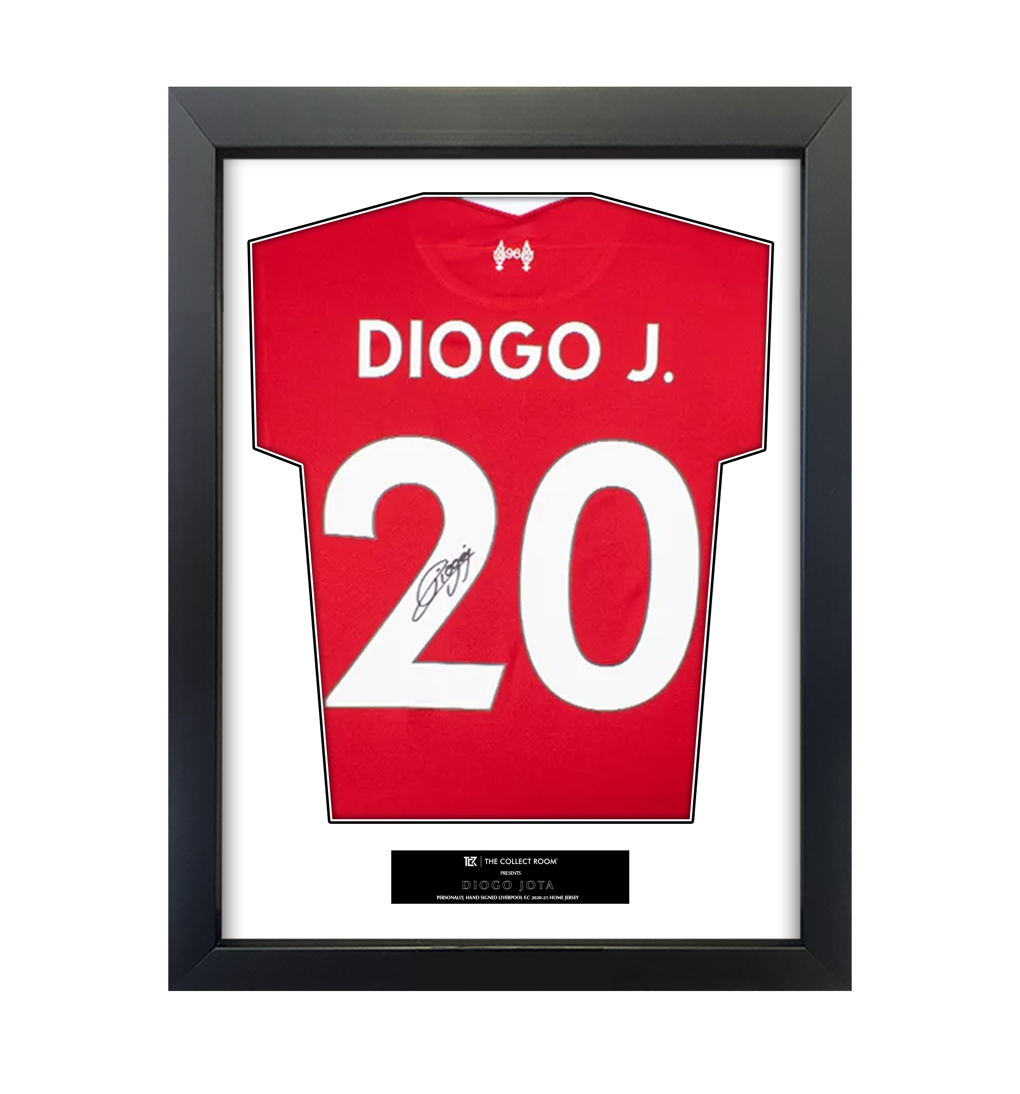 Diogo Jota Signed Liverpool Jersey