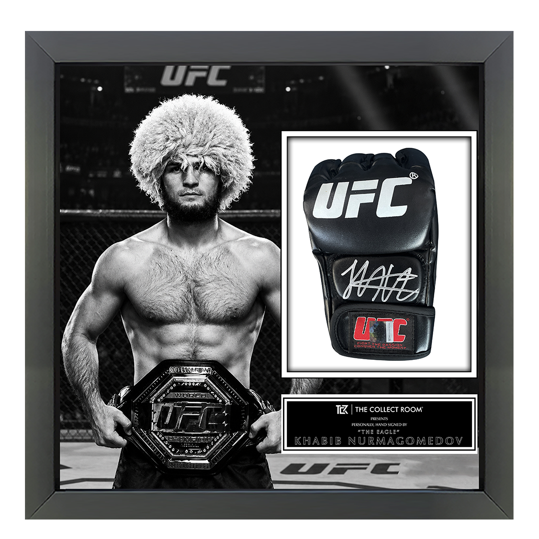 Khabib Nurmagomedov Signed Gloves