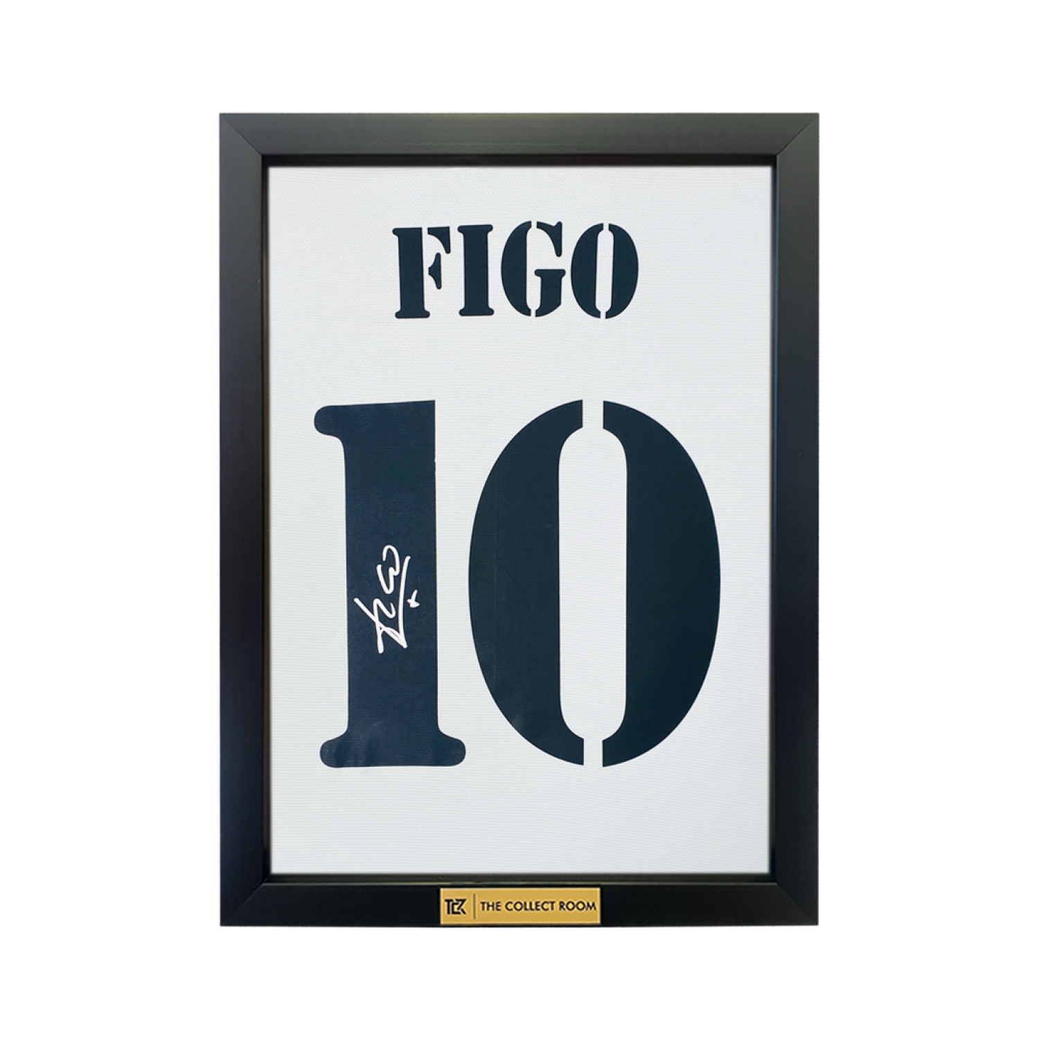 Luis Figo Signed Real Madrid Jersey