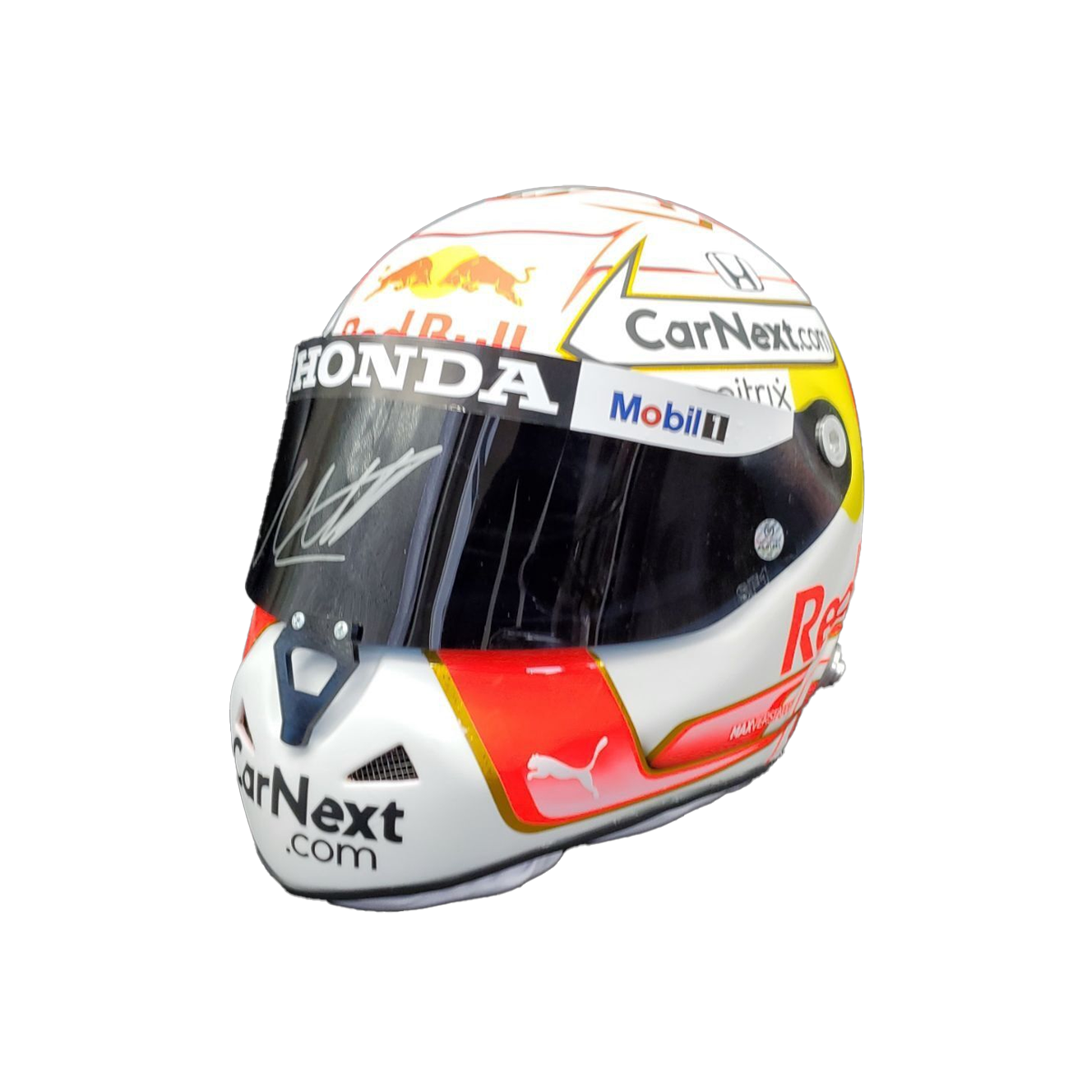 Max Verstappen signed 1:1 Full Scale Signed Helmet Visor