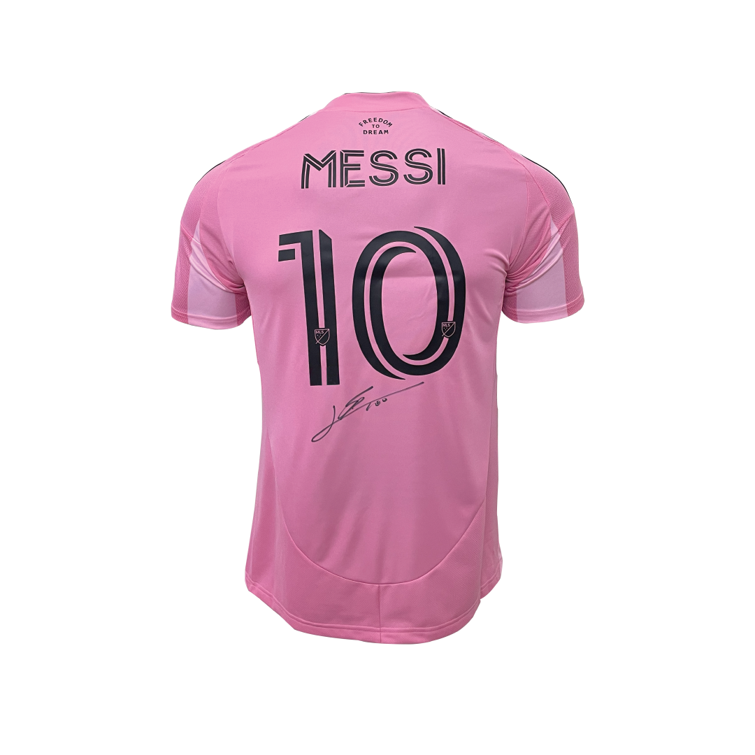 Messi Signed Argentina & Inter Miami Dual Frame Jersey
