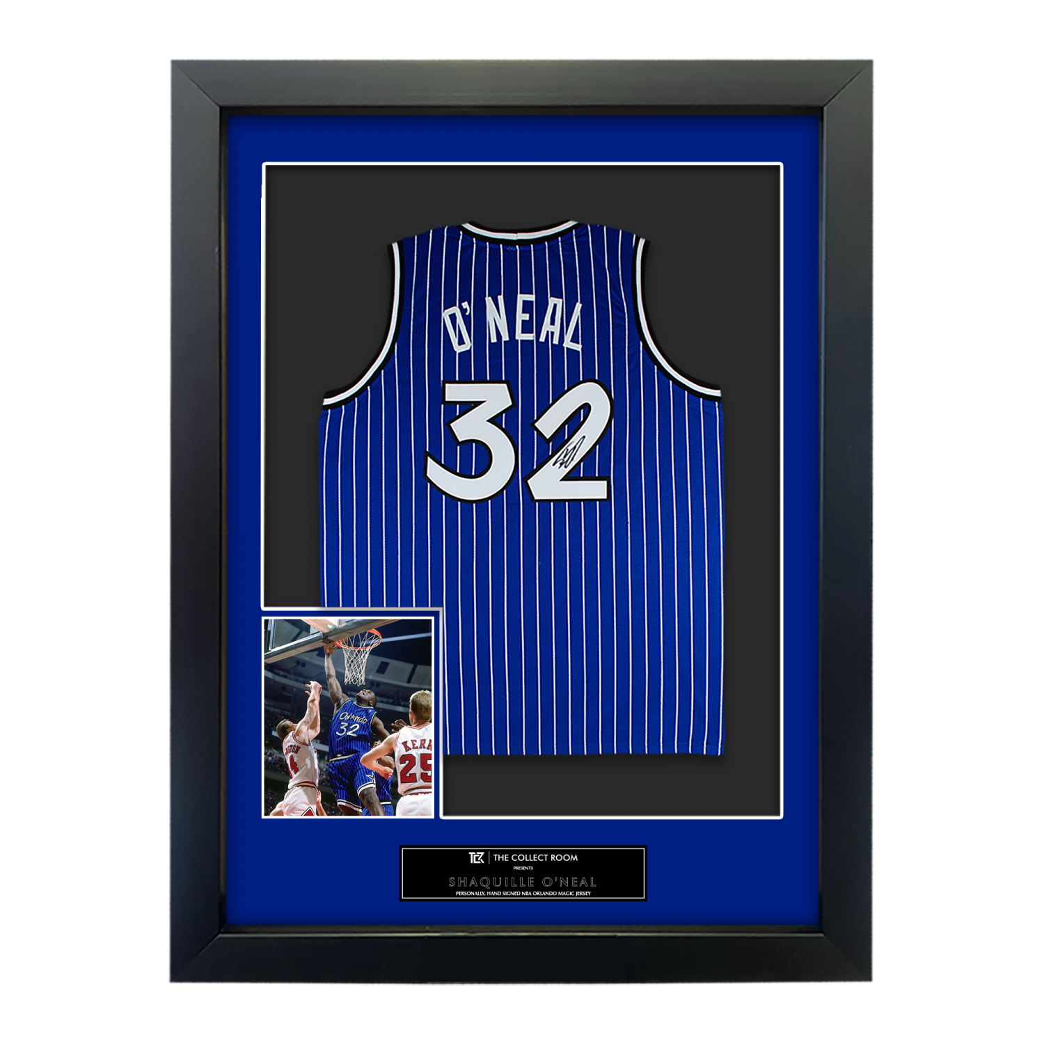 Shaquille O'Neal Authentic Signed Blue 94-95 Jersey