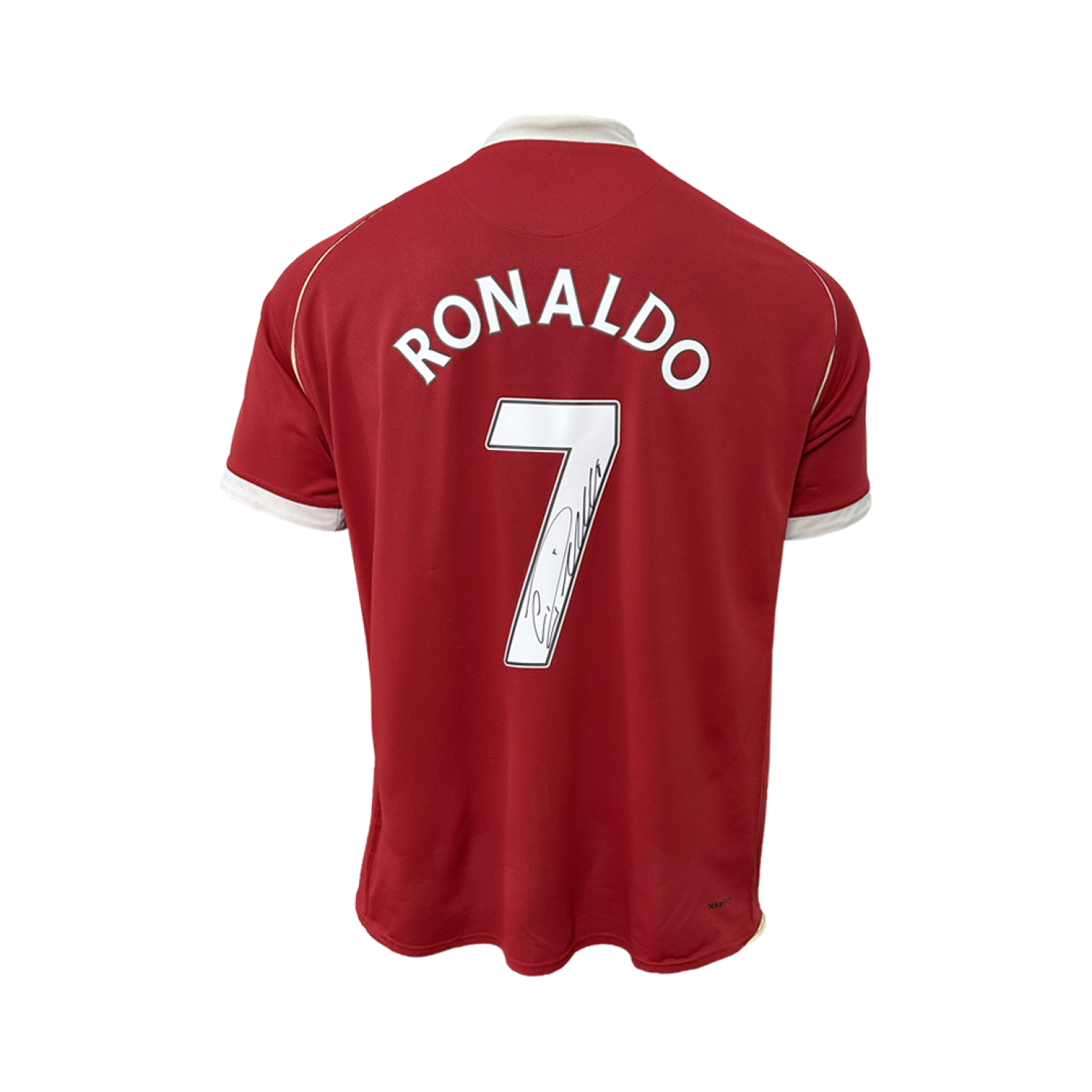 Cristiano Ronaldo Back Signed Manchester United 2006-07 Home Jersey