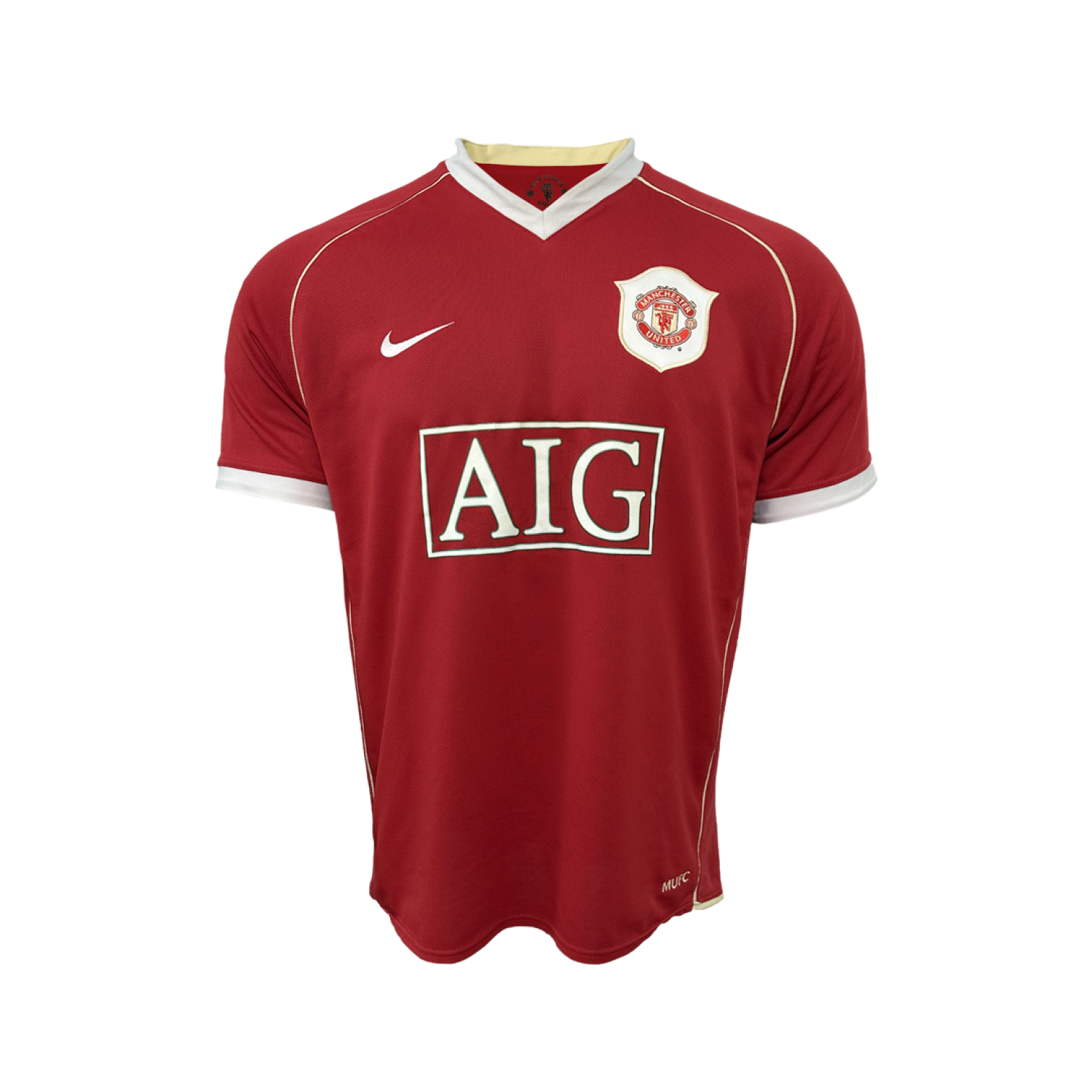 Cristiano Ronaldo Back Signed Manchester United 2006-07 Home Jersey