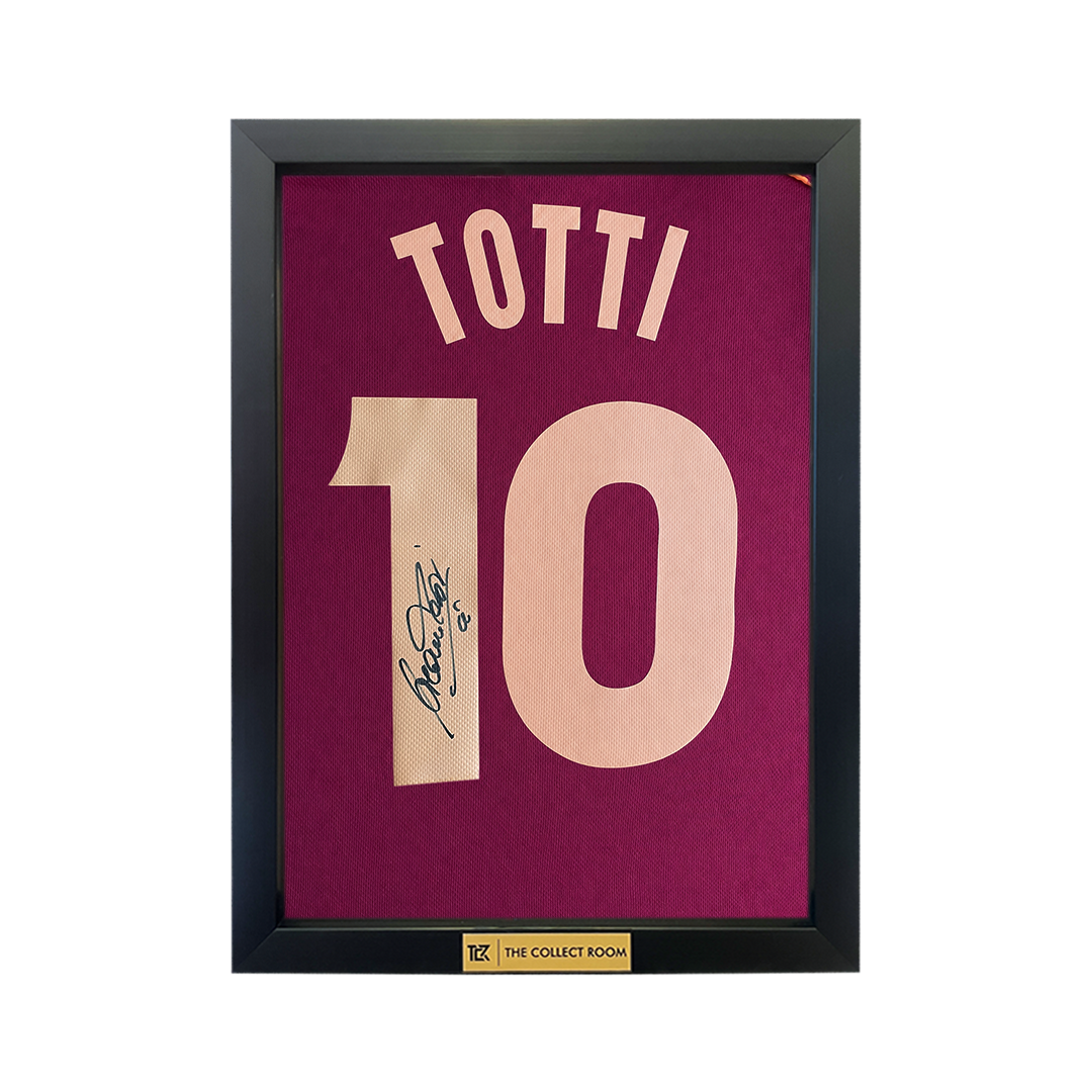 Francesco Totti Back Signed AS Roma 1998-99 Home Jersey