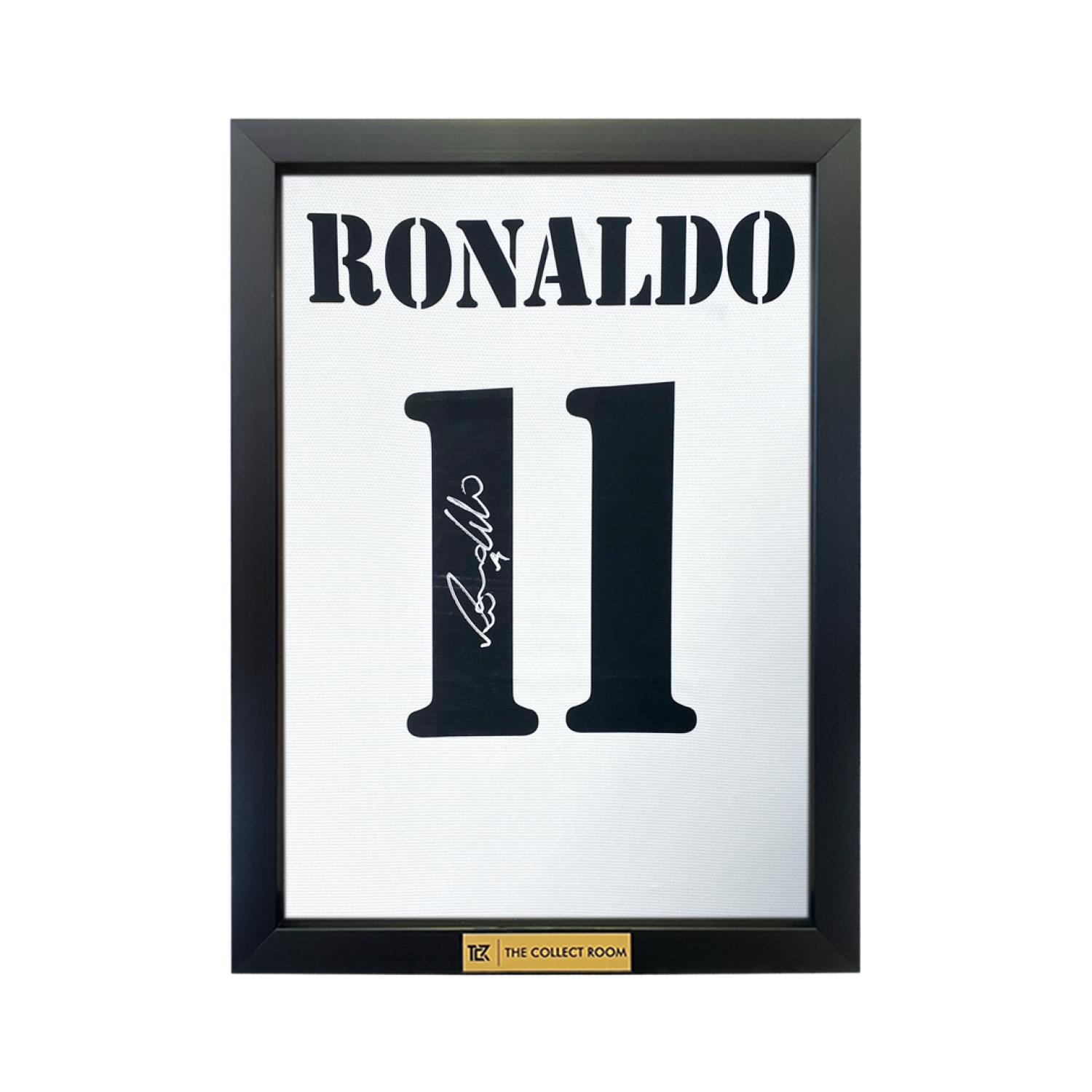Ronaldo Back Signed Modern Real Madrid Home Jersey With Fan Style Numbers