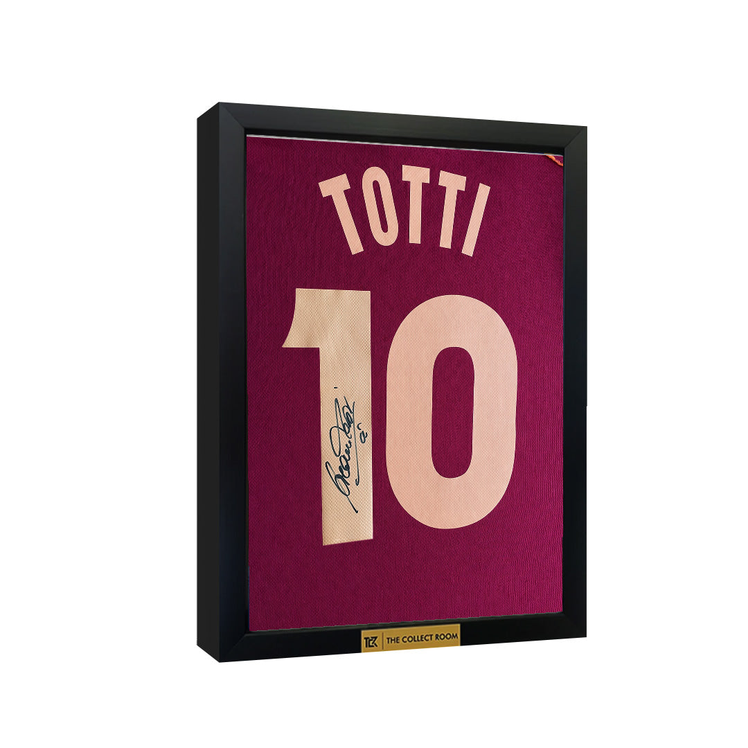 Francesco Totti Back Signed AS Roma 1998-99 Home Jersey
