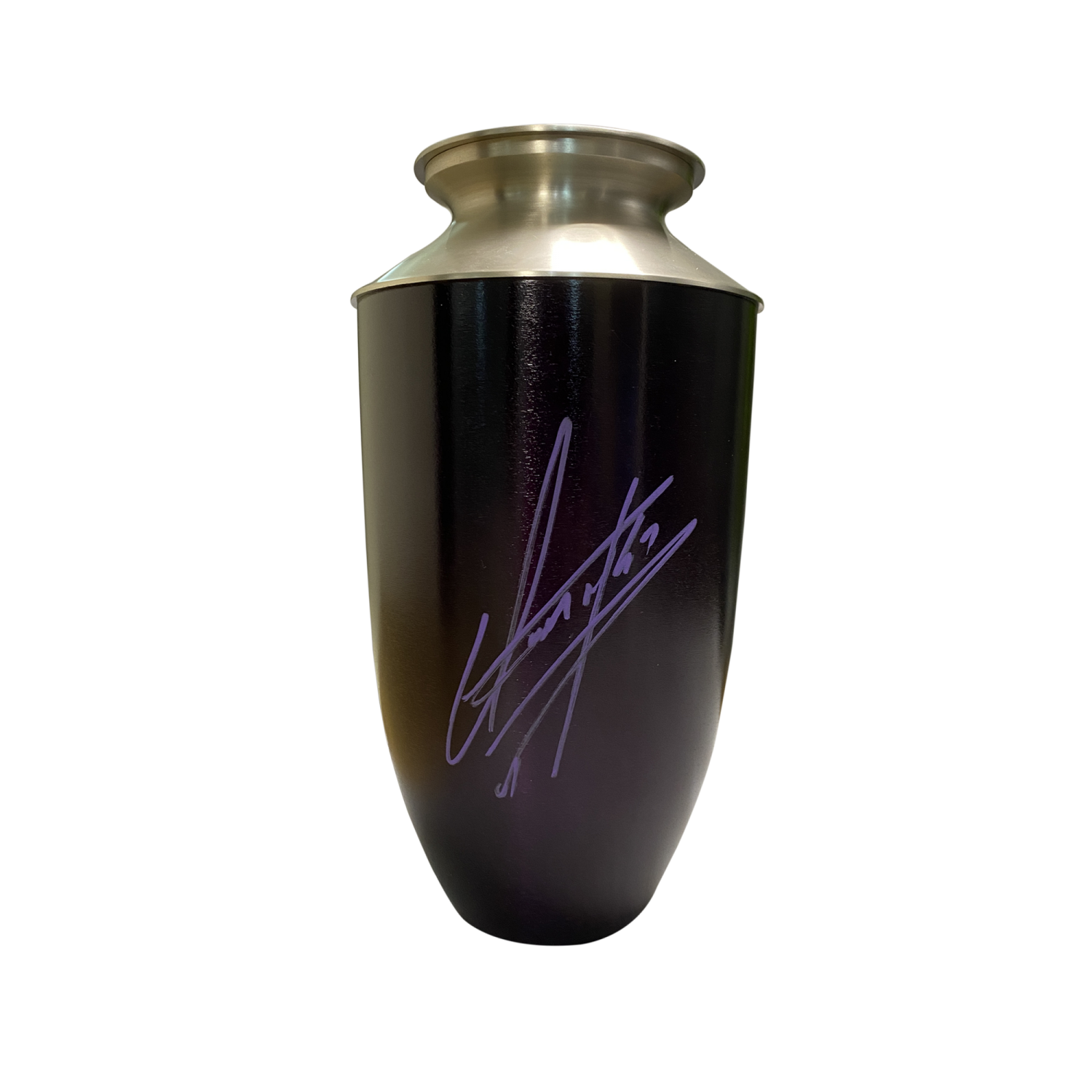 Undertaker Signed Dark Purple Urn
