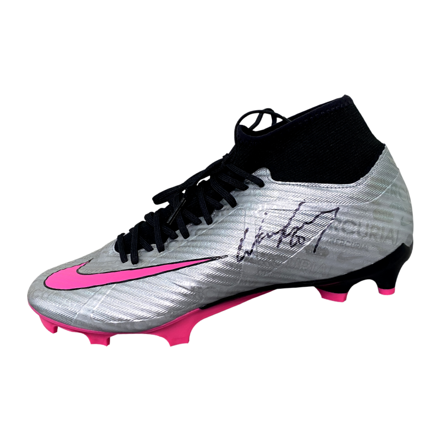 Wayne Rooney Signed Silver Nike Mercurial Superfly Boot