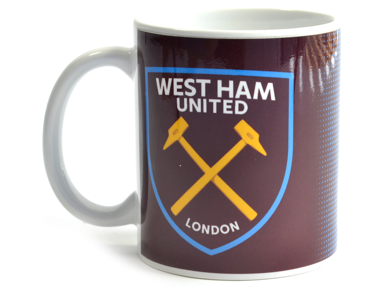 West Ham United Halftone 11oz Boxed Mug- Size One Size