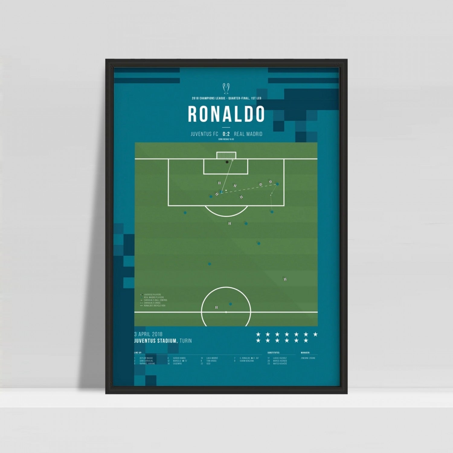 Ronaldo's stunning overhead kick for Real Madrid