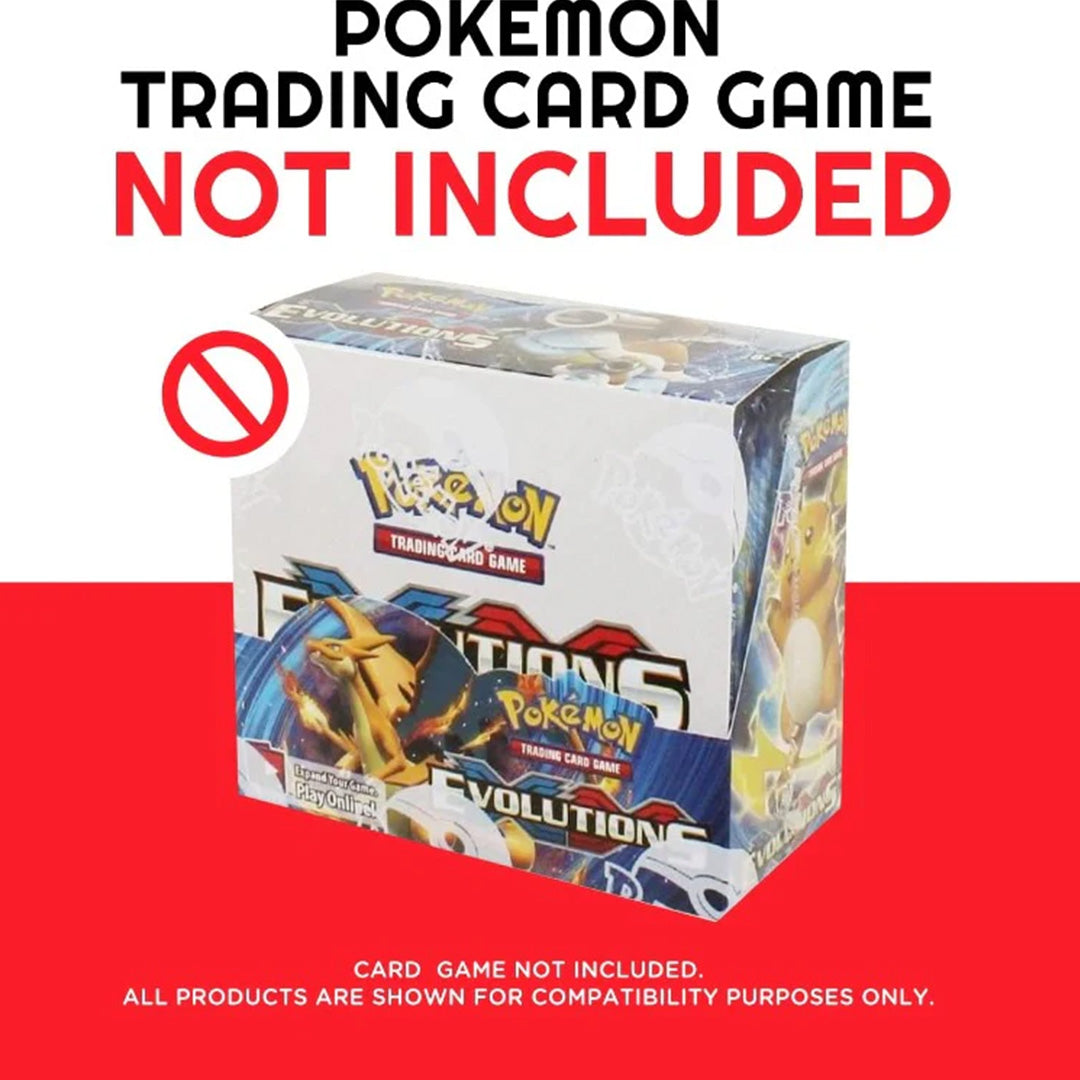 EVORETRO Pokemon Booster Box 4mm Acrylic Protector w/ Sliding Lid Anti-UV
