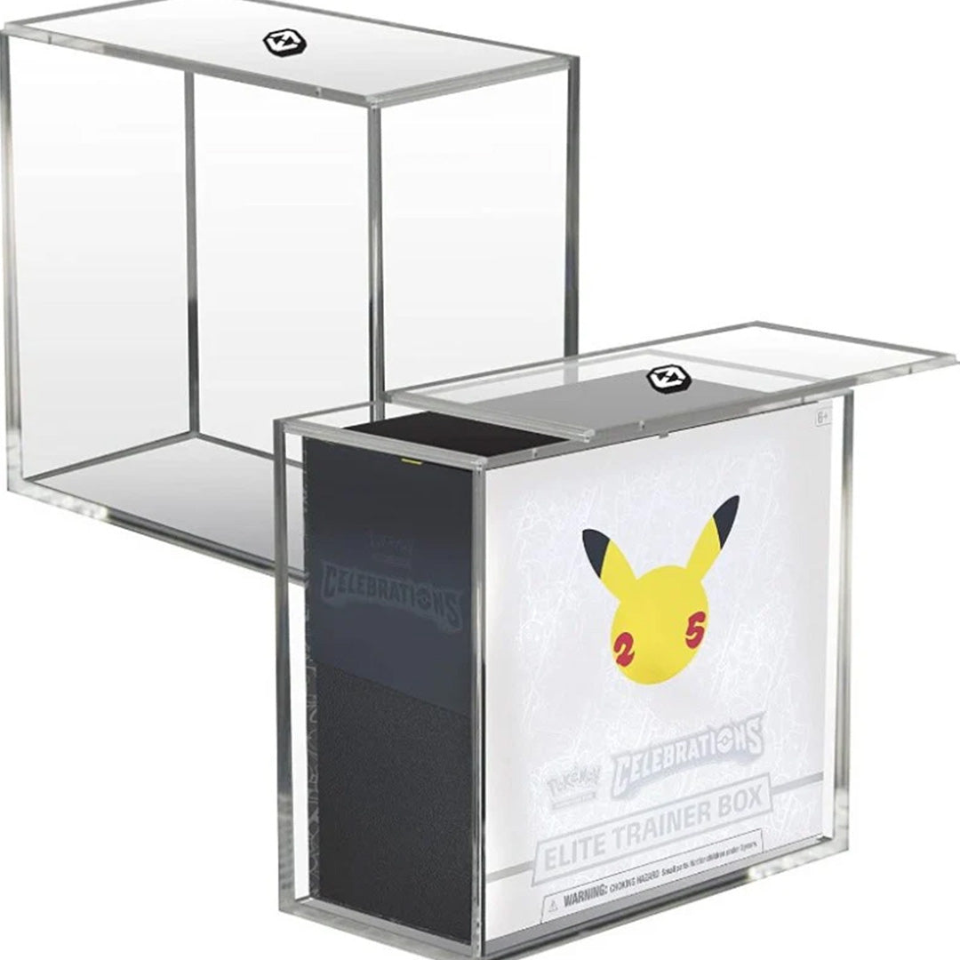 EVORETRO Pokemon ETB Elite Trainer Box 4mm Acrylic Protector w/ Sliding Lid Anti-UV