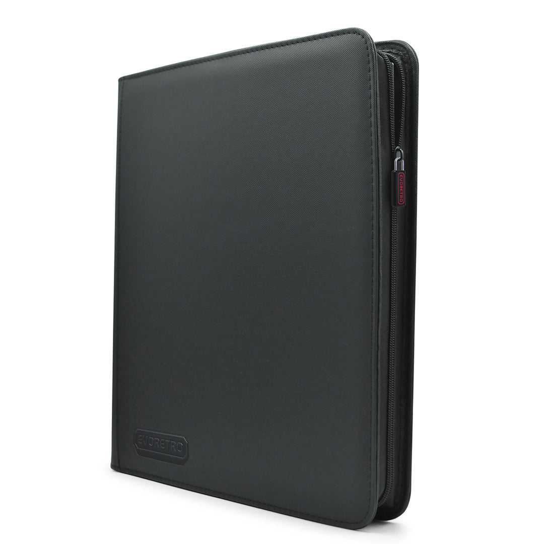 EVORETRO 4x3 Binder with Zipper - Black