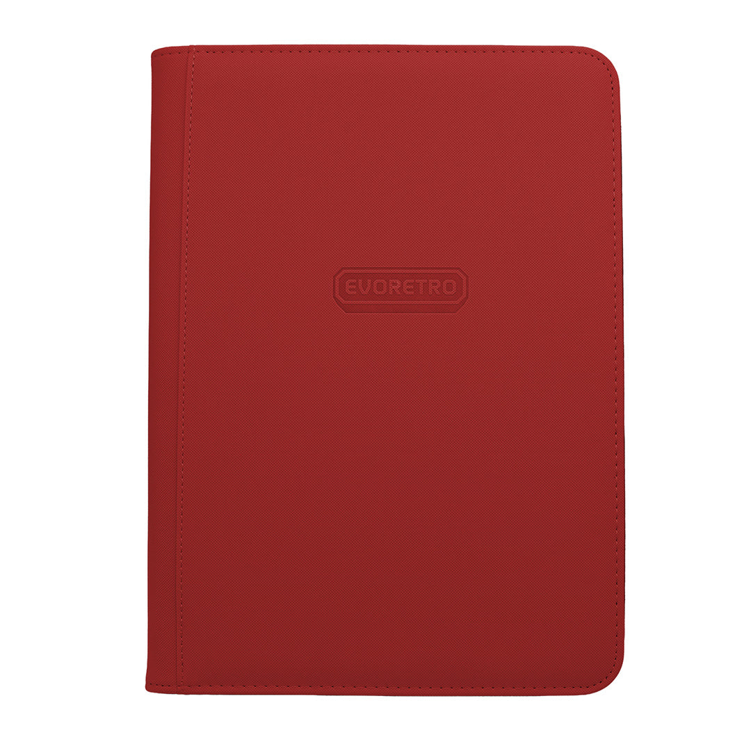 EVORETRO Regular Card Binder with Zipper – Red